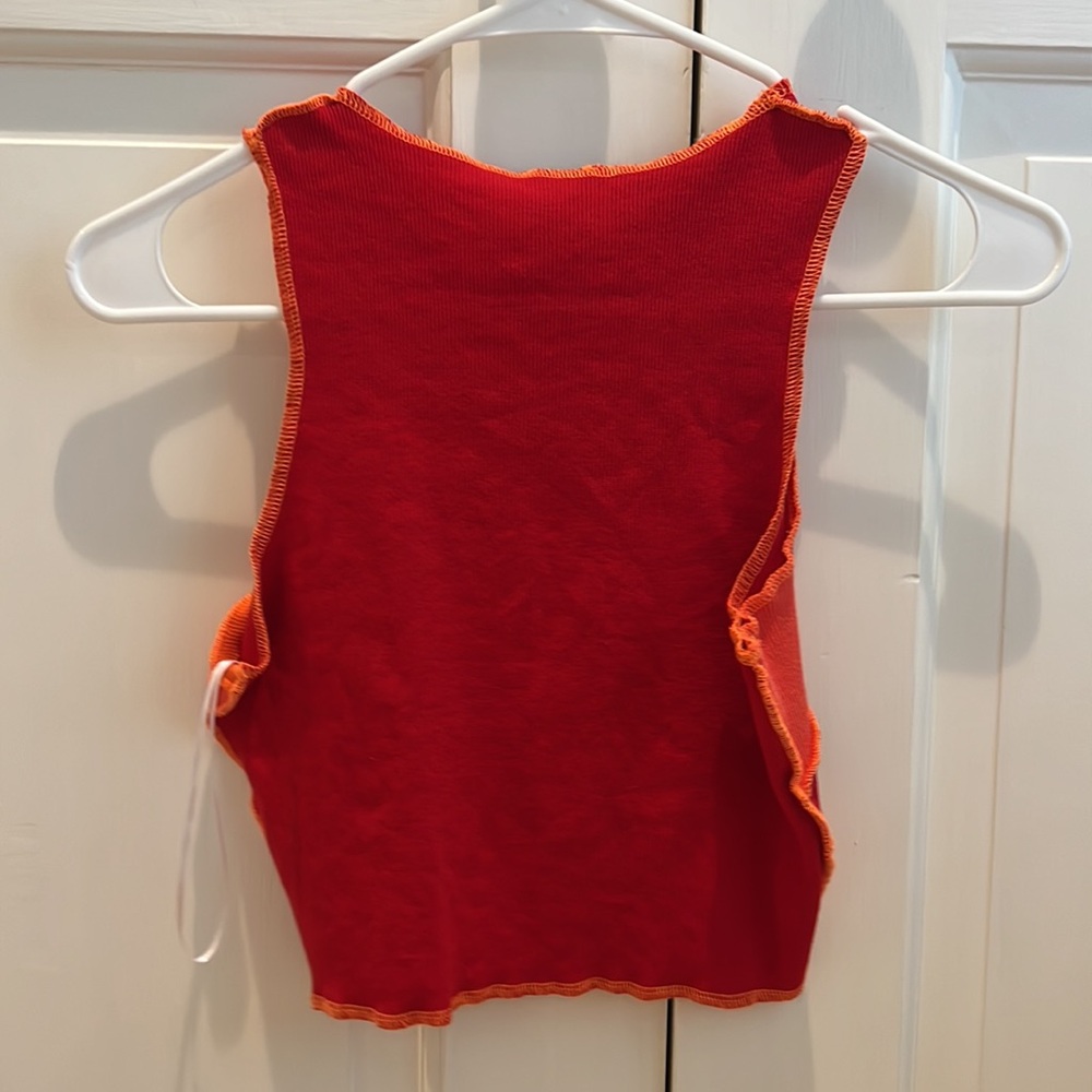 Patchwork Pattern Tank Top - image 2